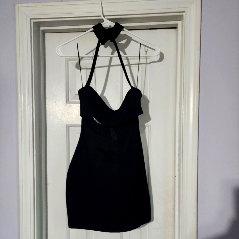 Revolve superdown black mini dress